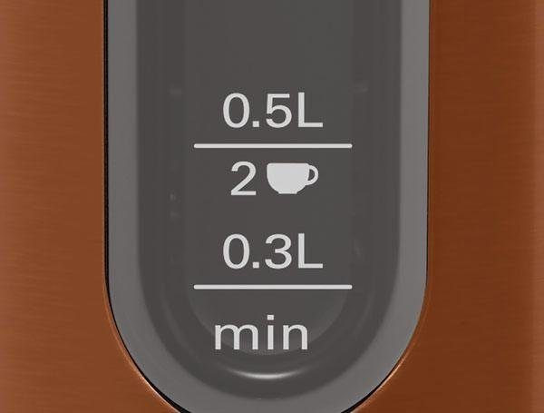 BOSCH BOSCH Wasserkocher TWK4P439 DesignLine, 1,7 l, 2400 W Orange Чайник BOSCH TWK4P439 DesignLine, 1,7 л, 2400 Вт