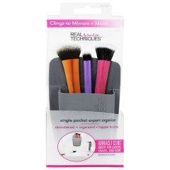 Real Techniques Single Pocket Expert Organizer - Grau Make-up Accessoires Pinselreiniger &amp; Tools, 1 шт.
