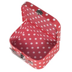 bieco Spielkoffer Kinder Pappe Metallgriffe Kofferchen Reisekoffer Gutschein Verpackung Spielkoffer Игровой кейс