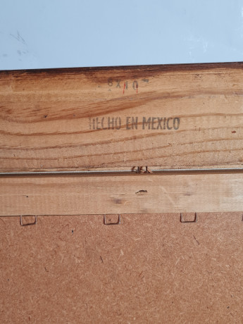 Картина винтажная Im Stil Tessin "Морское побережье", масло, в дерев.раме, 42 х 37 см, Германия, 1980-90гг.