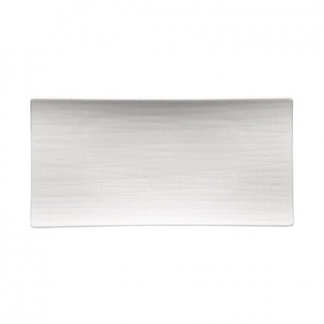 Rosenthal Rosenthal Mesh Weiss Platte flach 26x13 cm Rosenthal Mesh Белая тарелка плоская 26x13 см