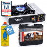 ZMC ZMC Gaskocher Edelstahl Gaskocher 1-flammig + Aufbewahrungskoffer + 28 Gaskartuschen, (Butangas Campingkocher fur Innenraum/Outdoor, Campinggaskocher 2,2 kW mit Piezozundung), Kochfeld Herd Gaskocher mit Kartusche, Gaskochfeld fur Camping  Газовая пли