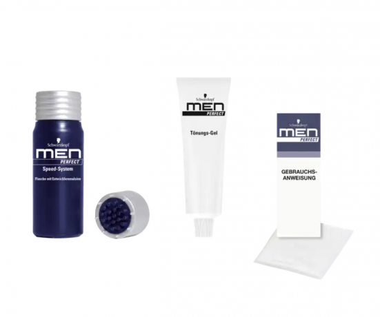 Schwarzkopf Men Perfect Tonung Anti-Grau-Gel Natur Hellbraun 50, 1 St Краска против седых волос натуральный светлый коричневый 50, 1 шт.