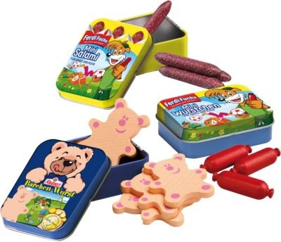 ERZI Kinderwurst Sortiment Spiellebensmittel Ассортимент детской колбасы Play Food