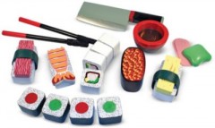Melissa  Doug Sushi-Set aus Holz Деревянный набор для суши