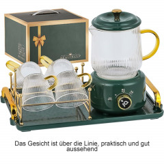 TOPMELON TOPMELON Wasserkocher Elektrischer Wasserkocher,gesunder Wasserkocher, 0.6 l Grun-1 Электрочайник TOPMELON, чайник для здоровья, 0,6 л