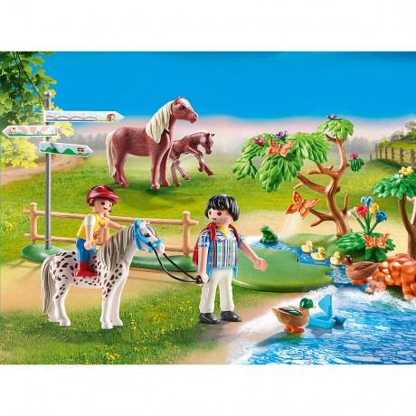 PLAYMOBIL PLAYMOBIL 70512 Frohlicher Ponyausflug PLAYMOBIL 70512 Счастливая поездка на пони