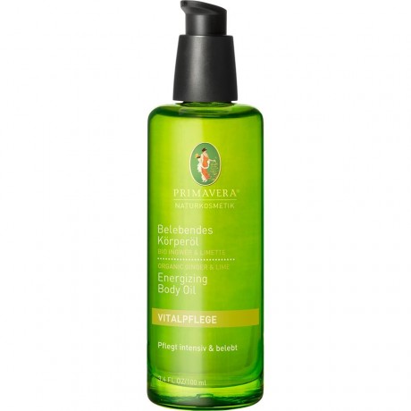 Primavera (Примавера) Energizing Ingwer Limette Belebendes Korperol Масло для тела, Geschenkset Подарочный набор: Belebendendes Korperol Масло для тела Bio Ingwer & Limette 30 мл + Aktivierendes Korperol Масло для тела Bio Minze & Bio Zypresse 30 мл + Be