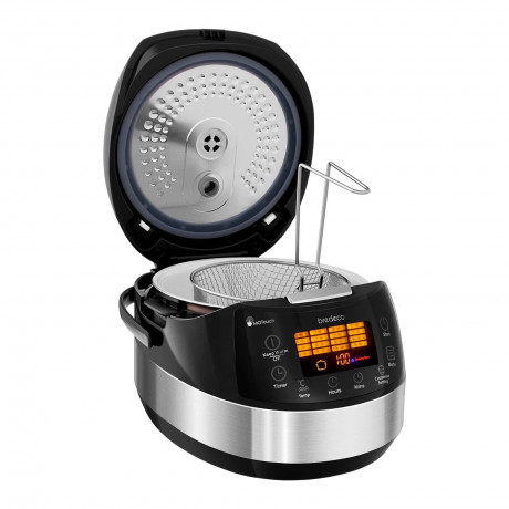 Bredeco Bredeco Multikocher Multikocher Kochtopf Dampfkocher Schnellkocher 5 L 16 Programme, 860 W Мультиварка Bredeco Мультиварка Кастрюля Пароварка Скороварка 5 л 16 программ, 860 Вт