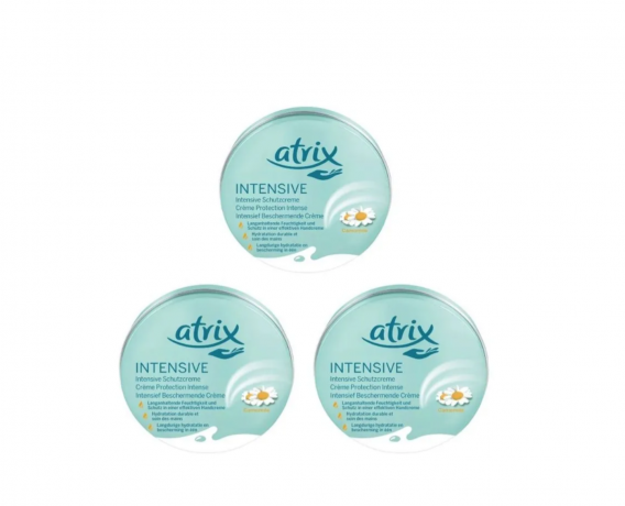 atrix Intensive Schutzcreme 3stk, Интенсивный крем для рук, с экстрактом ромашки, 150 мл x 3 штуки