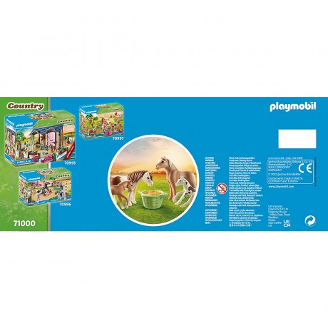 PLAYMOBIL PLAYMOBIL 71000 2 Island Ponys mit Fohlen PLAYMOBIL 71000 2 исландских пони с жеребятами