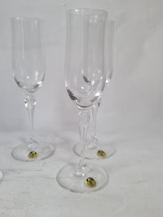 Бокалы винтажные Peill, стекло, 19 см, 5 шт., Германия, 1980-90гг.