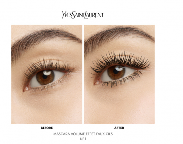 Yves Saint Laurent  (Ив Сен Лоран) Augen Mascara Тушь для ресниц Volume Effet Faux Cils Noir черная, 1 шт.