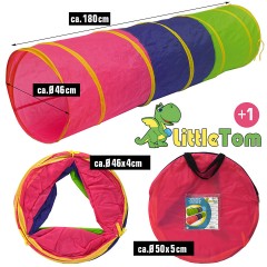 LittleTom Kinderzelt Spieltunnel Kaa 180cm mit 200 Ballen Детская палатка игровой тоннель Каа 180см с 200 шариками