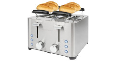 ProfiCook ProfiCook Toaster PC-TA 1252 edelstahl, 1.500 Watt, fur 4 Scheiben Toast  edelstahl Тостер ProfiCook PC-TA 1252 нержавеющая сталь, 1500 Вт, на 4 ломтика тостов