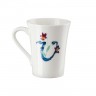 Hutschenreuther Hutschenreuther Flower Alphabet Becher mit Henkel V-Viola 0,40 L Кружка Hutschenreuther Flower Alphabet с ручкой V-Viola 0,40 л