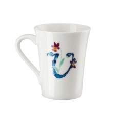 Hutschenreuther Hutschenreuther Flower Alphabet Becher mit Henkel V-Viola 0,40 L Кружка Hutschenreuther Flower Alphabet с ручкой V-Viola 0,40 л