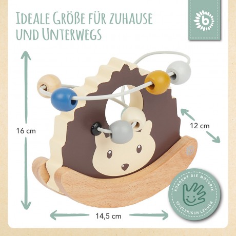 bieco Motorikwurfel Motorikschleife Lernspielzeug Holz Wurfel Motorik Spielzeug Baby Motorikwurfel Куб моторных навыков Кубик двигательных навыков Петля Обучающая игрушка Деревянный куб Двигательные навыки Игрушка Детский куб моторных навыков