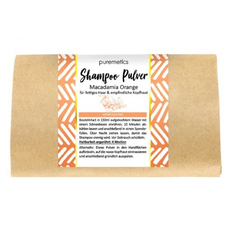 puremetics Shampoo Pulver Macadamia Orange 50g  Шампунь-порошок Макадамия Апельсин 50г