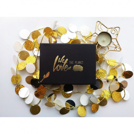 We love the planet Gold Limited Edition Geschenkset  Золотой подарочный набор ограниченного выпуска