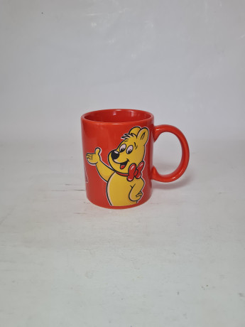 Кружка детская винтажная Haribo с изображением медведя, керамика, Германия, 1980-90гг.