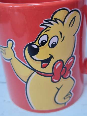 Кружка детская винтажная Haribo с изображением медведя, керамика, Германия, 1980-90гг.