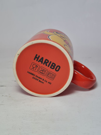 Кружка детская винтажная Haribo с изображением медведя, керамика, Германия, 1980-90гг.