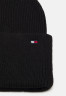 Tommy Hilfiger ESSENTIAL FLAG BEANIE Beanie black ESSENTIAL FLAG BEANIE Шапочка черный