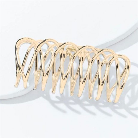 SOHO Olive Metall Haarklammer Gold Оливковая металлическая заколка для волос