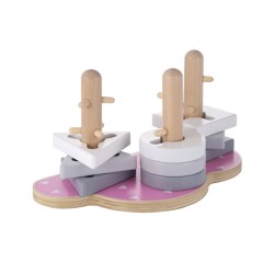 KINDSGUT Steck-Puzzle Wolke Steckspielzeug Подключаемая игрушка-облако-головоломка