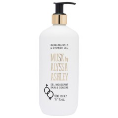 Alyssa Ashley (Алисса Эшли) White Musk Bath & Shower Gel, mit Pumpspender Гель для душа, с дозатором насоса, 500 мл