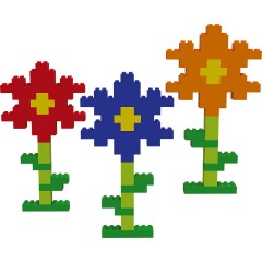 Hubelino Bausteine Set (60-tlg.) Набор строительных блоков (60 шт.)