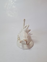 Capodimonte Фарфоровая фигурка "Пара лебедей", 11смx15см, Италия, 1960-1970гг.