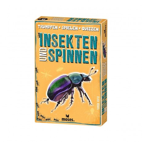 moses. Verlag Trumpfen Spielen Quizzen Insekten und Spinnen (Spiel) Козырные викторины про насекомых и пауков (игра)