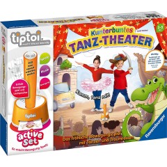 Ravensburger tiptoi Wissen  Quizzen active Set Kunterbuntes Tanz-Theater tiptoi Knowledge Quizzes active Set Красочный танцевальный театр
