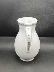 Кувшин винтажный Karlsruhe, ч/б декор, керамика, 21 см, Германия, 1970-80гг.