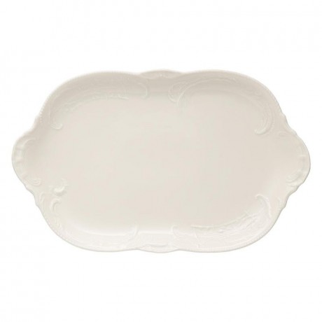 Rosenthal Rosenthal Sanssouci Elfenbein Platte 33,5 x 21,5 cm Тарелка Rosenthal Sanssouci из слоновой кости 33,5 x 21,5 см