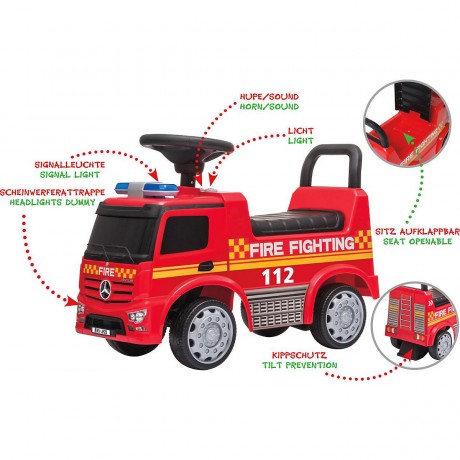 Jamara Rutscher Mercedes-Benz Antos Feuerwehr Пожарная горка Mercedes-Benz Antos