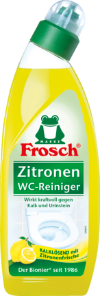 Frosch Чистящее средство для туалета	, лимон, 750 мл
