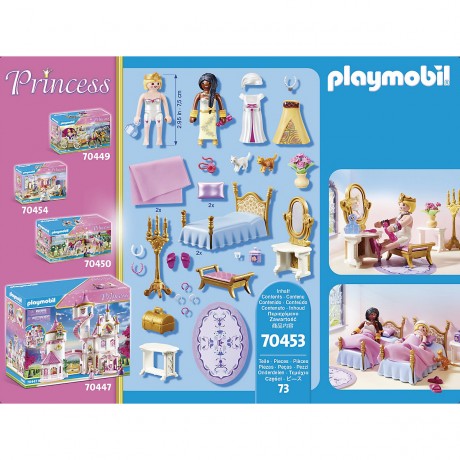 PLAYMOBIL 3er Set: 70455 Speisesaal + 70454 Ankleidezimmer mit Badewanne + 70453 Schlafsaal Комплект из 3-х: 70455 столовая + 70454 гардеробная с ванной + 70453 спальная комната
