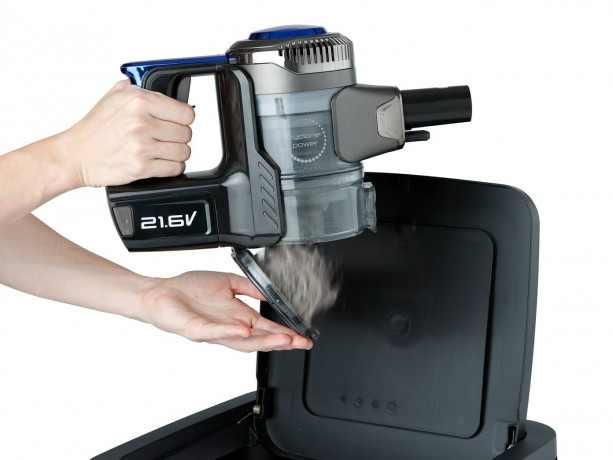 Domo Akku-Hand-und Stielstaubsauger, beutellos, 2in1 kabelloser Stielsauger beutellos fur Haus, Tierhaare Auto Беспроводной ручной и стержневой пылесос Domo, без мешка, беспроводной стержневой пылесос 2-в-1 для дома, шерсти домашних животных и автомобил