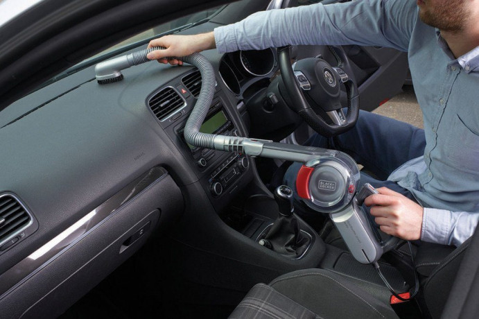 Black + Decker Black + Decker Akku-Handstaubsauger  Decker PV1200AV-XJ Autosauger 440ml 12V passend fur Anzunder Rot/Grau  Беспроводной ручной пылесос Black + Decker Decker PV1200AV-XJ автомобильный пылесос 440 мл 12 В подходит для розжига красного/серого