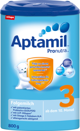 Aptamil Pronutra Молочная смесь для малышей от 10 Месяцев, 800 г