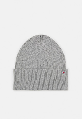 Tommy Hilfiger ESSENTIAL FLAG BEANIE Beanie light grey heather ESSENTIAL FLAG BEANIE Шапочка светло-серый вереск