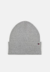 Tommy Hilfiger ESSENTIAL FLAG BEANIE Beanie light grey heather ESSENTIAL FLAG BEANIE Шапочка светло-серый вереск