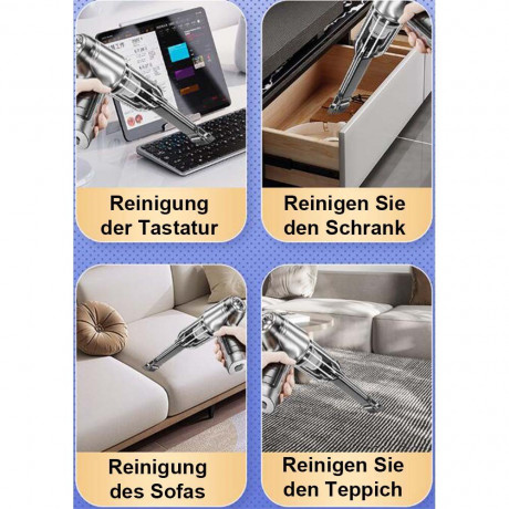 MOUTEN MOUTEN Akku-Handstaubsauger Wiederaufladbarer multifunktionaler kabelloser Autostaubsauger  MOUTEN Беспроводной ручной пылесос Перезаряжаемый многофункциональный беспроводной автомобильный пылесос