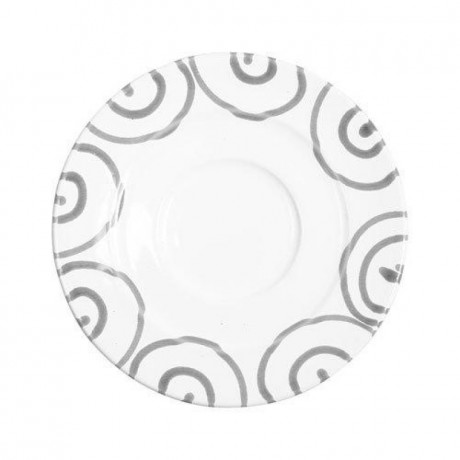 Gmundner Keramik Gmundner Keramik Graugeflammt Kaffee-Untertasse Gourmet d: 16 cm Gmundner керамическое кофейное блюдце серого цвета с пламенем Gourmet d: 16 см
