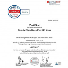 Beauty Glam Black Peel Off Mask 2er Set  Черная отшелушивающая маска, набор из 2 шт.