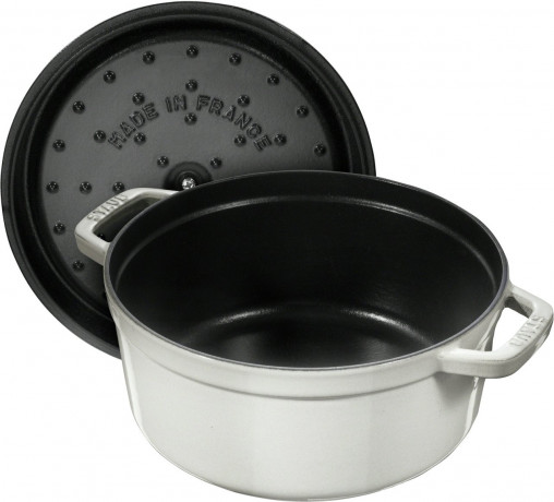 Staub Staub Br\u00e4ter Cocotte 28cm rund  Weiss Staub Br&gt;4ter Кокотка 28см круглая