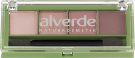 alverde NATURKOSMETIK Тени для век Quattro Rose Garden 50, 4,4 г